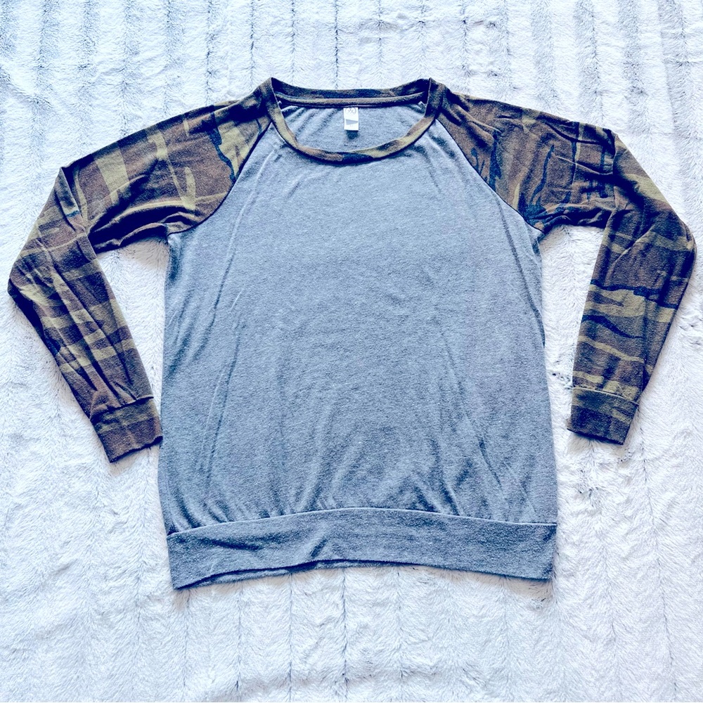 Alternative Apparel camo long sleeve